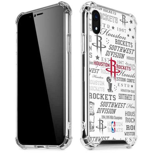 NBA Houston Rockets Historic Blast iPhone XR Clear Case