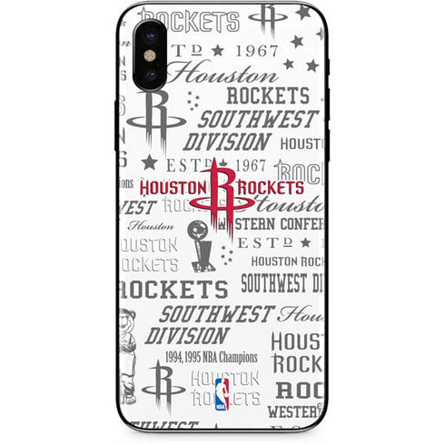 NBA Houston Rockets Historic Blast iPhone XS Max Skin
