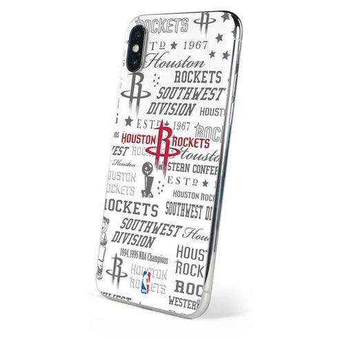 NBA Houston Rockets Historic Blast iPhone XS Skin