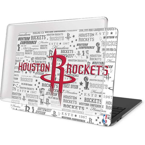 NBA Houston Rockets Historic Blast MacBook Pro 15in (2016-19) Case plus Skin