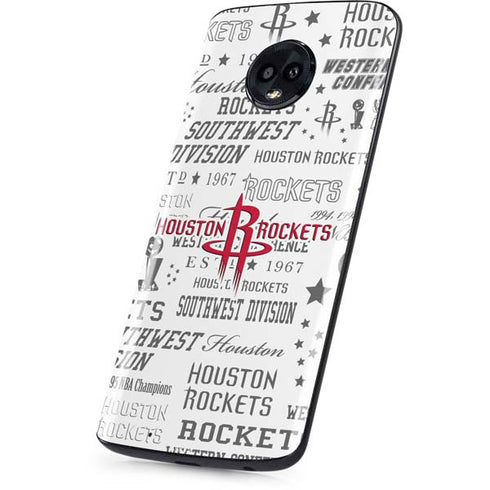 NBA Houston Rockets Historic Blast Moto G6 Skin