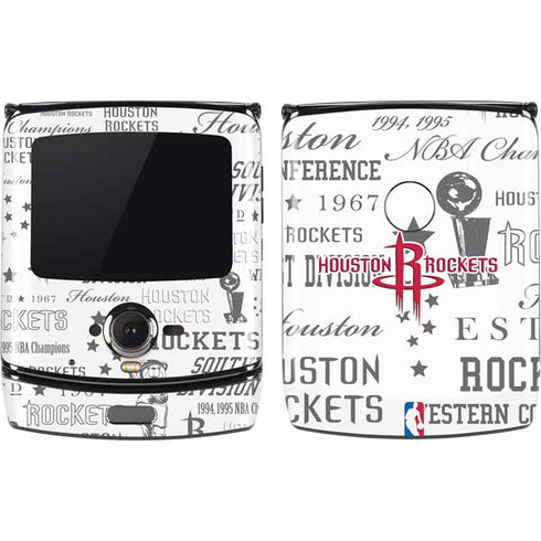 NBA Houston Rockets Historic Blast Motorola RAZR Skin
