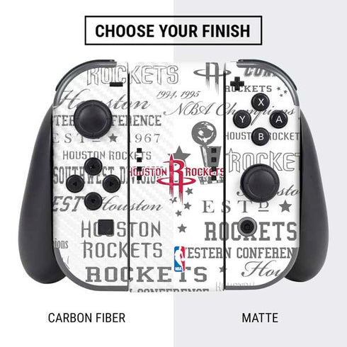 NBA Houston Rockets Historic Blast Nintendo Skins