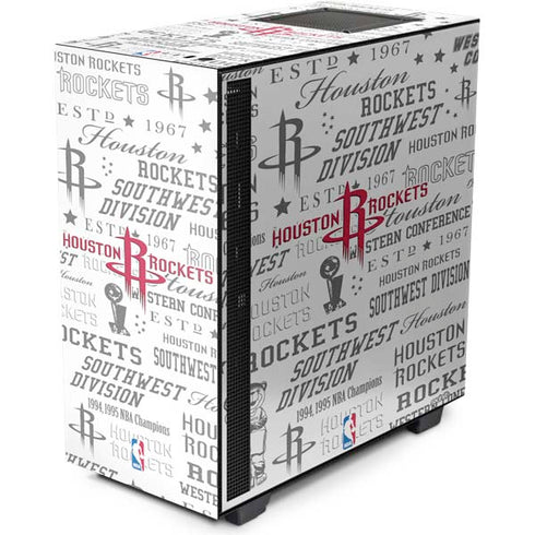 NBA Houston Rockets Historic Blast NZXT H510 Compact ATX Mid-Tower Case Skin