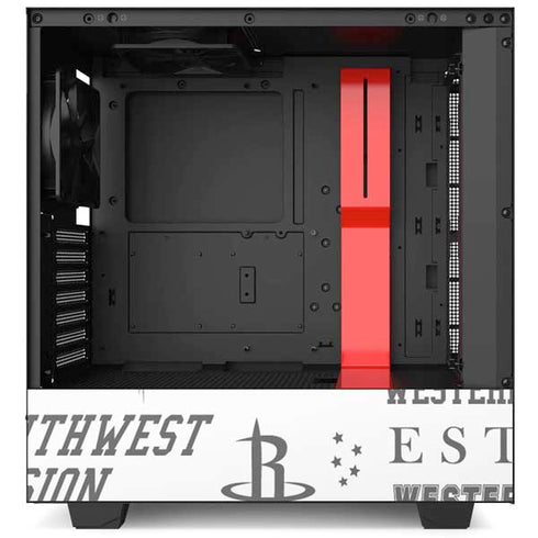 NBA Houston Rockets Historic Blast NZXT H510 Compact ATX Mid-Tower Case Skin