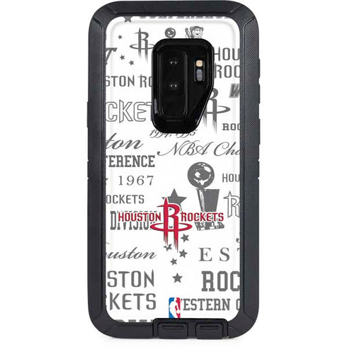 NBA Houston Rockets Historic Blast Otterbox Defender Galaxy Skin