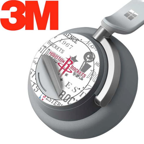 NBA Houston Rockets Historic Blast Surface Headphones Skin