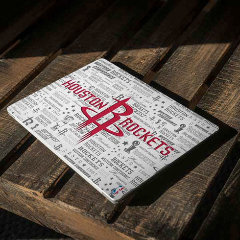 NBA Houston Rockets Historic Blast Surface Laptop 2 Skin