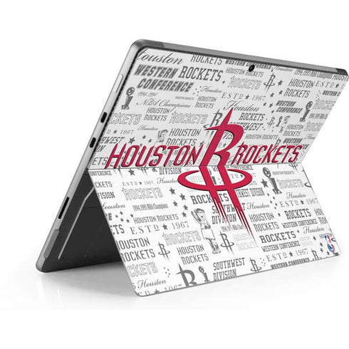 NBA Houston Rockets Historic Blast Surface Pro 8 Skin