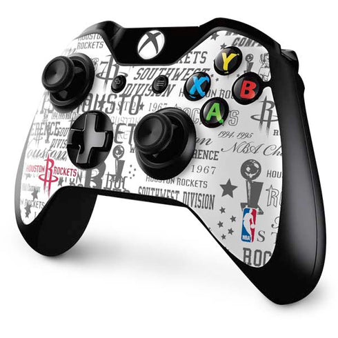 NBA Houston Rockets Historic Blast Xbox One Controller Skin