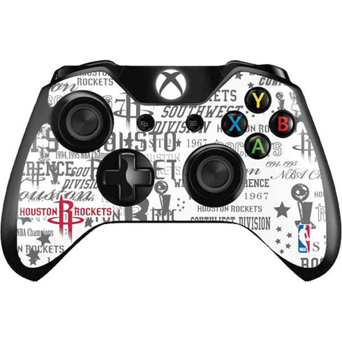 NBA Houston Rockets Historic Blast Xbox One Controller Skin