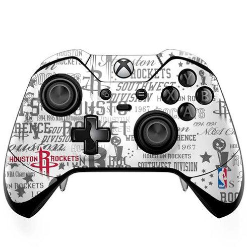 NBA Houston Rockets Historic Blast Xbox One Elite Controller Skin