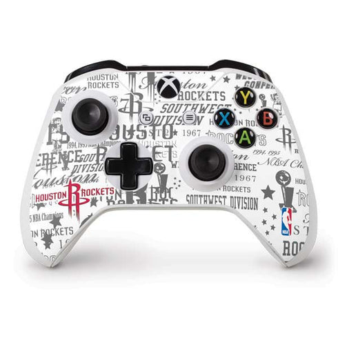 NBA Houston Rockets Historic Blast Xbox One S Controller Skin