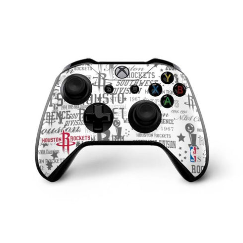 NBA Houston Rockets Historic Blast Xbox One X Controller Skin