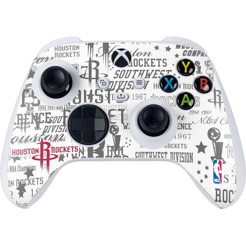 NBA Houston Rockets Historic Blast Xbox Series S Controller Skin