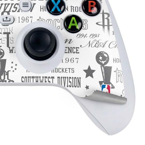 NBA Houston Rockets Historic Blast Xbox Series S Controller Skin