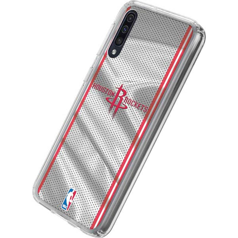 NBA Houston Rockets Home Jersey Galaxy A50 Clear Case