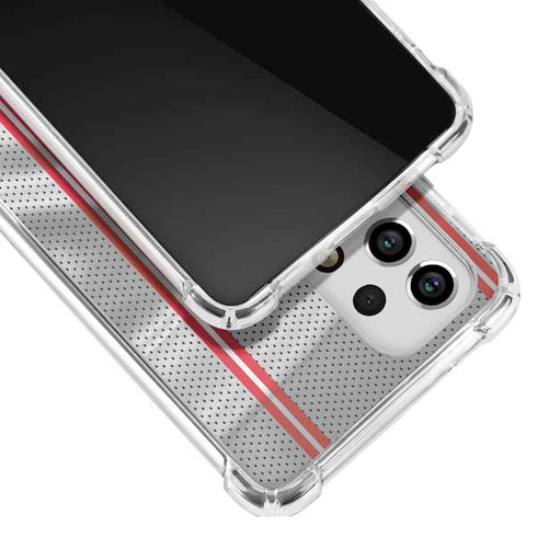 NBA Houston Rockets Home Jersey Galaxy A53 5G Clear Case