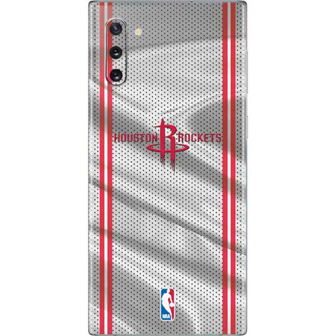 NBA Houston Rockets Home Jersey Galaxy Note 10 Skin