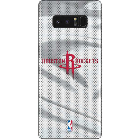 NBA Houston Rockets Home Jersey Galaxy Note 8 Skin