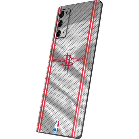 NBA Houston Rockets Home Jersey Galaxy Note20 5G Skin