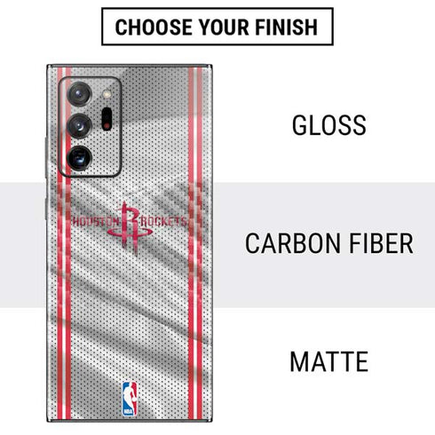 NBA Houston Rockets Home Jersey Galaxy Note20 Ultra 5G Skin