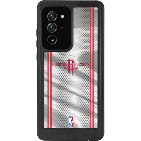 NBA Houston Rockets Home Jersey Galaxy Note20 Ultra 5G Waterproof Case