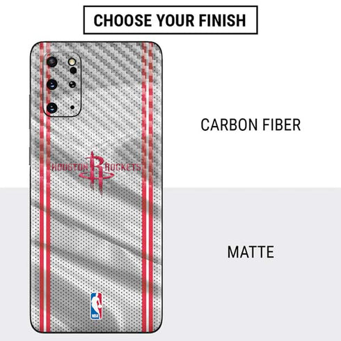 NBA Houston Rockets Home Jersey Galaxy S20 Plus Skin