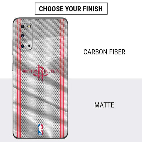 NBA Houston Rockets Home Jersey Galaxy S20 Skin