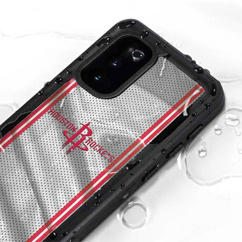 NBA Houston Rockets Home Jersey Galaxy S20 Waterproof Case