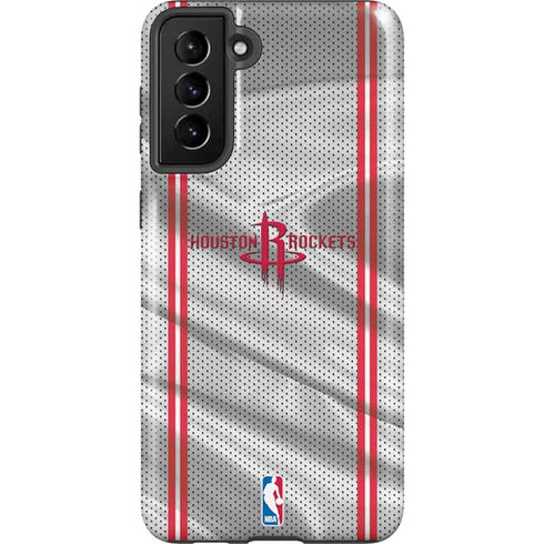 NBA Houston Rockets Home Jersey Galaxy S21 FE Pro Case