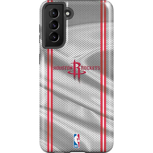 NBA Houston Rockets Home Jersey Galaxy S21 Plus 5G Pro Case
