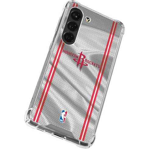 NBA Houston Rockets Home Jersey Galaxy S23 Clear Case