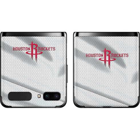 NBA Houston Rockets Home Jersey Galaxy Z Flip Skin