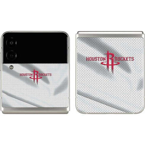 NBA Houston Rockets Home Jersey Galaxy Z Flip3 5G Skin