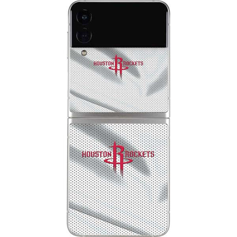 NBA Houston Rockets Home Jersey Galaxy Z Flip3 5G Skin