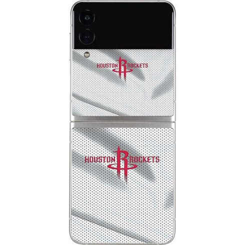 NBA Houston Rockets Home Jersey Galaxy Z Flip4 5G Skin