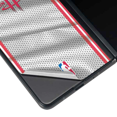 NBA Houston Rockets Home Jersey Galaxy Z Fold4 5G Skin