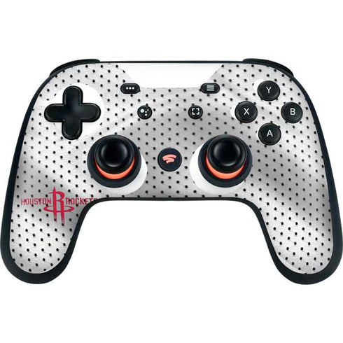 NBA Houston Rockets Home Jersey Google Stadia Controller Skin