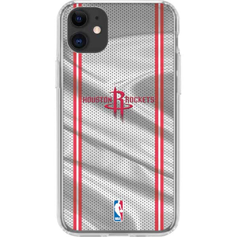 NBA Houston Rockets Home Jersey iPhone 11 Clear Case