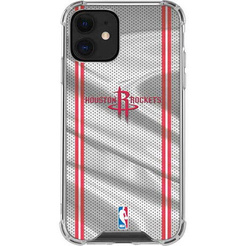NBA Houston Rockets Home Jersey iPhone 12 Mini Clear Case