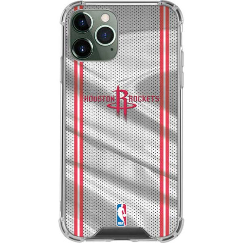 NBA Houston Rockets Home Jersey iPhone 12 Pro Clear Case