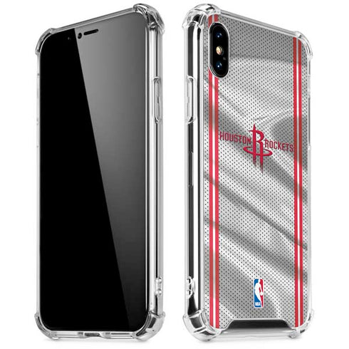 NBA Houston Rockets Home Jersey iPhone XS Max Clear Case