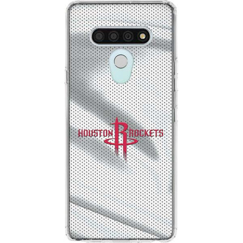 NBA Houston Rockets Home Jersey LG Stylo 6 Clear Case