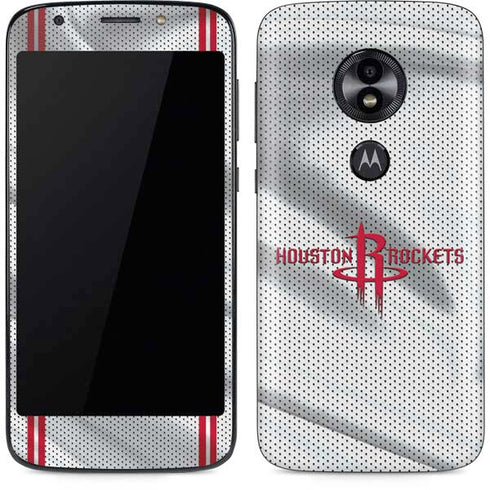 NBA Houston Rockets Home Jersey Moto E5 Play Skin
