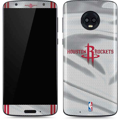 NBA Houston Rockets Home Jersey Moto G6 Skin