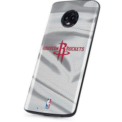 NBA Houston Rockets Home Jersey Moto G6 Skin