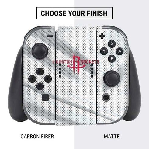 NBA Houston Rockets Home Jersey Nintendo Switch Bundle Skin