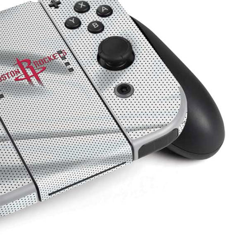 NBA Houston Rockets Home Jersey Nintendo Switch OLED (2021) Skin