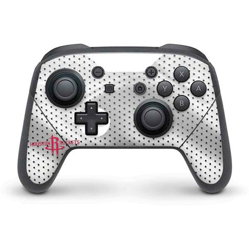 NBA Houston Rockets Home Jersey Nintendo Switch Pro Controller Skin